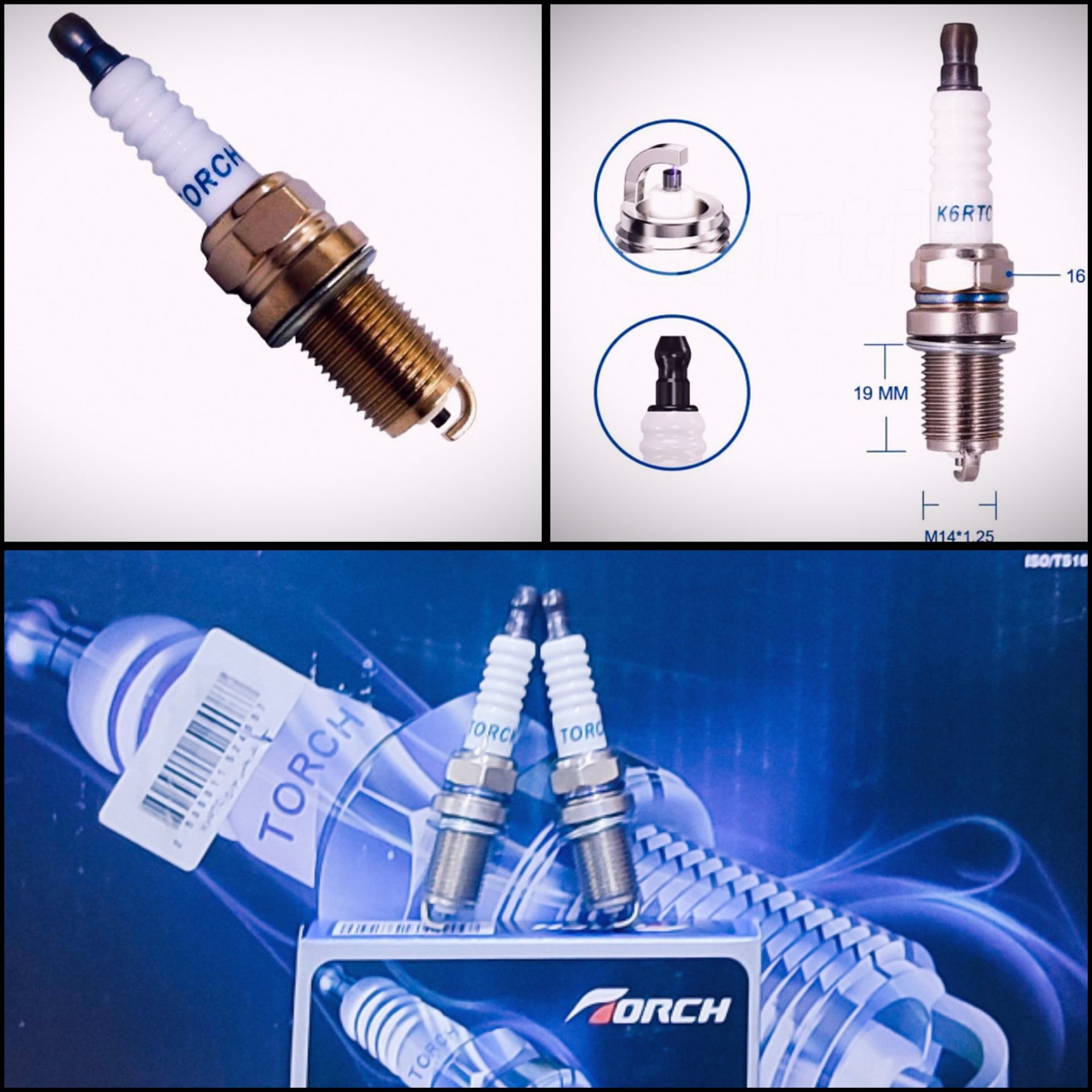 شمع انژکتوری تک پلاتین تورچ TORCH. 0